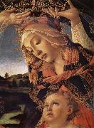 Sandro Botticelli The Madonna and the Nino with angeles oil on canvas